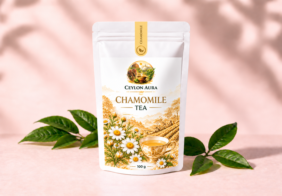 Ceylon Aura Chamomile Tea – Herbal Infusion
