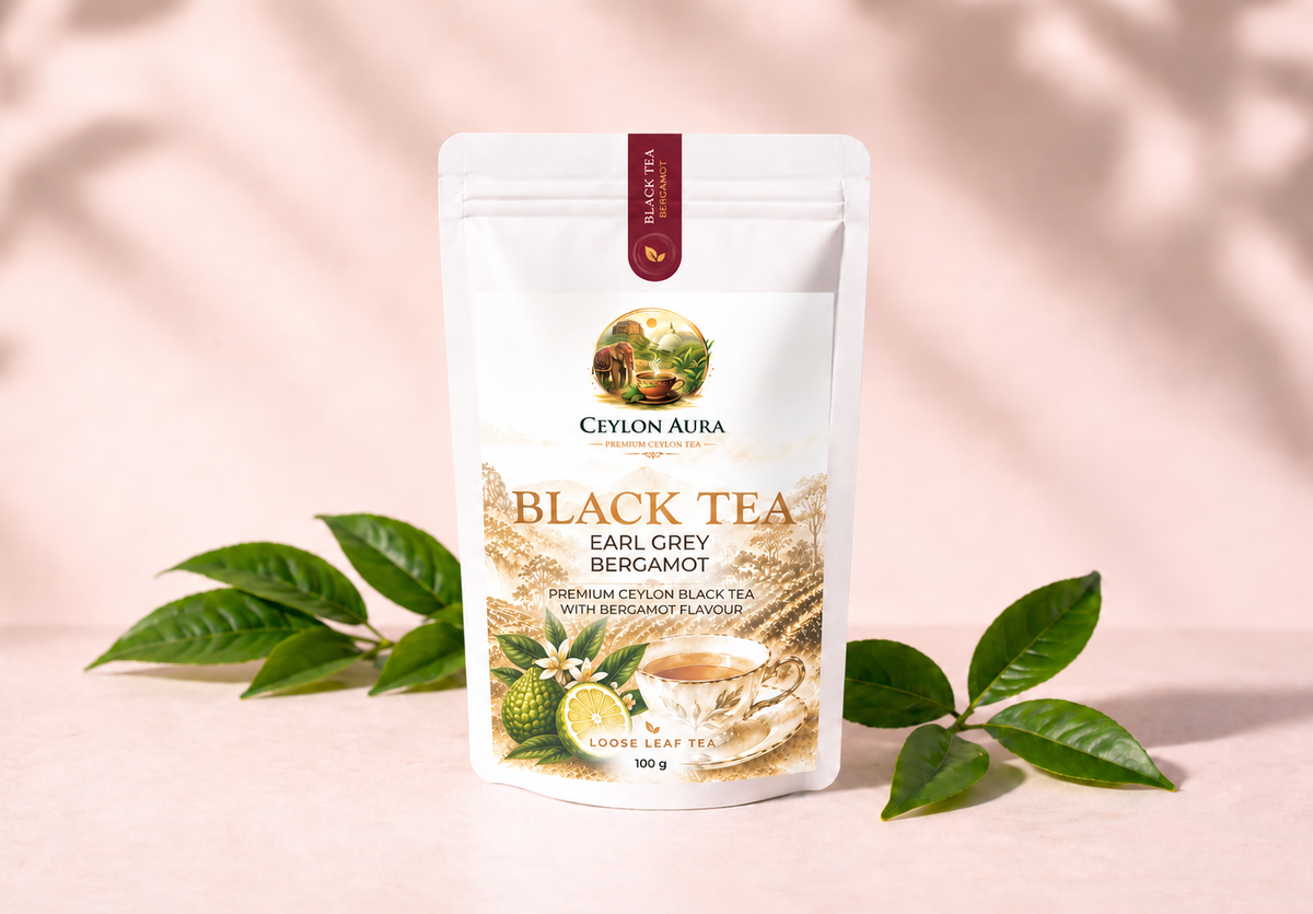 Ceylon Earl Grey Bergamot Black Tea – Loose Leaf Tea