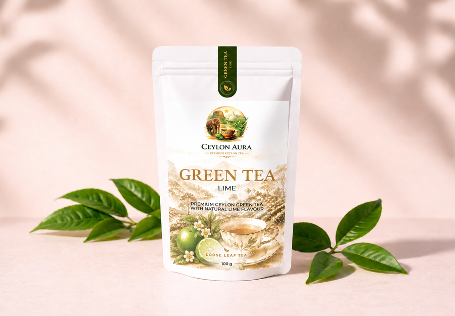 Ceylon Lime Green Tea – Loose Leaf Tea