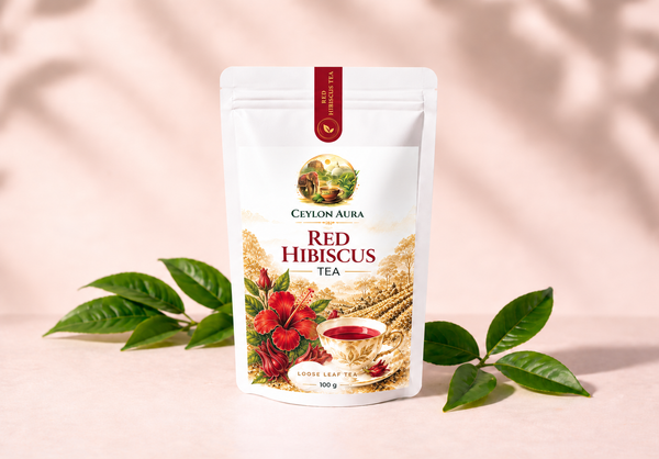 Ceylon Aura Red Hibiscus Tea – Herbal Infusion